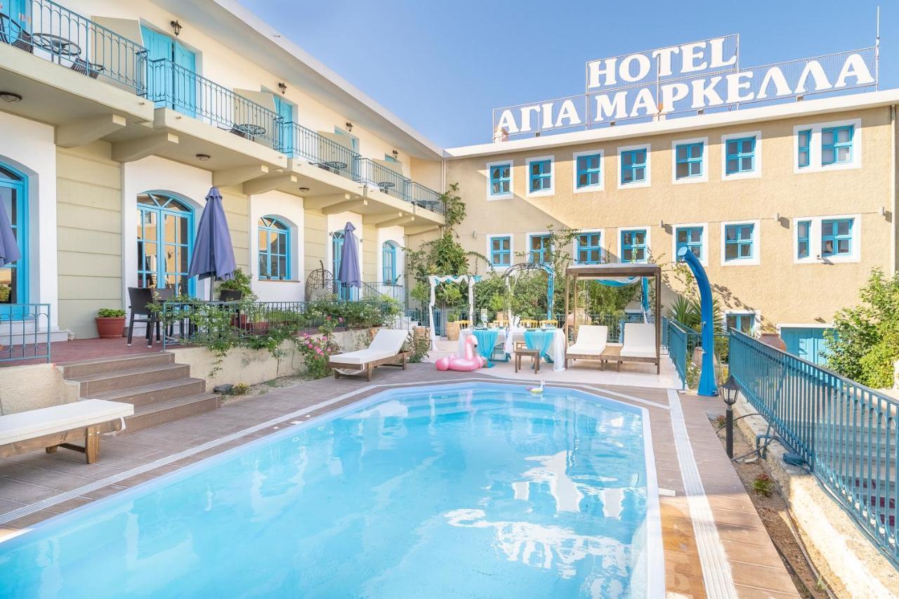 Agia Markella Hotel Vrontádos Buitenkant foto